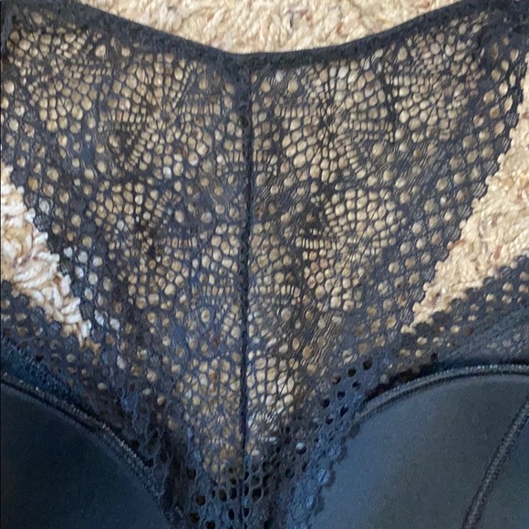 Victoria’s Secret Black Lace Racerback Bralette - Picture 2 of 2
